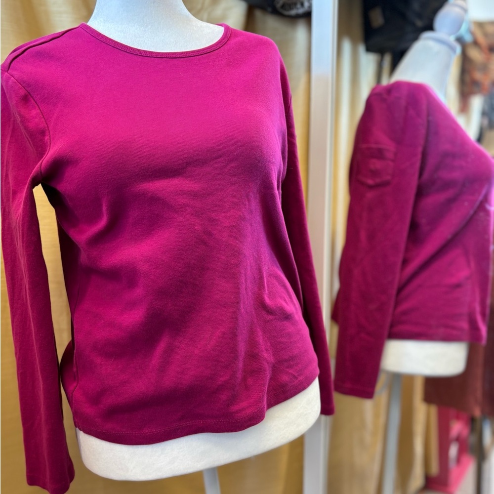 Ralph Lauren Vibrant‎ Pink Cotton Top